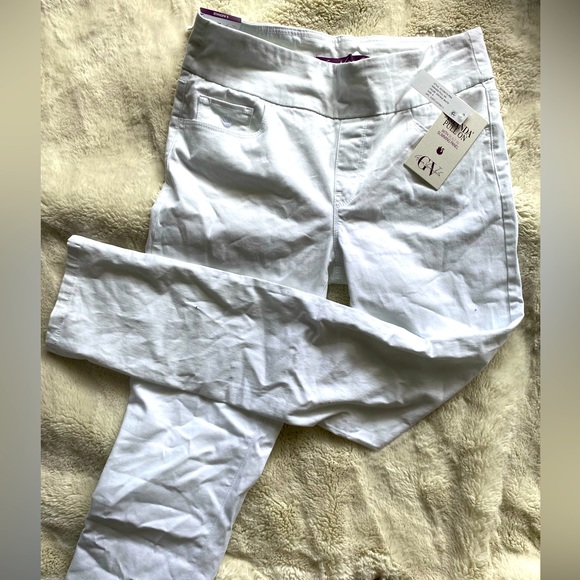 Amanda pull on cotton pants - Picture 1 of 8